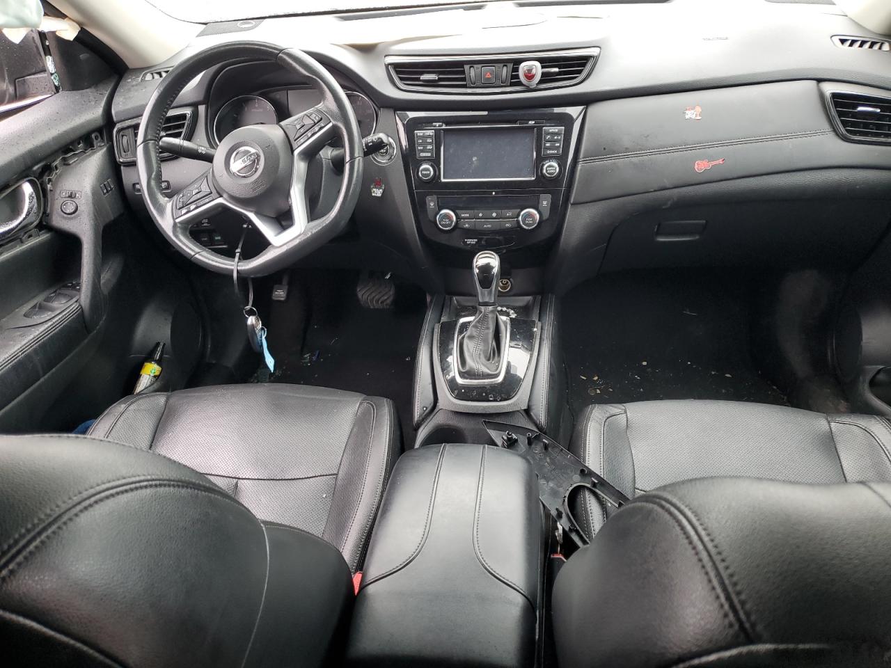 2017 Nissan Rogue VIN 5N1AT2MV8HC805912 Copart auction photo, side / rear end damage thumbnail 8