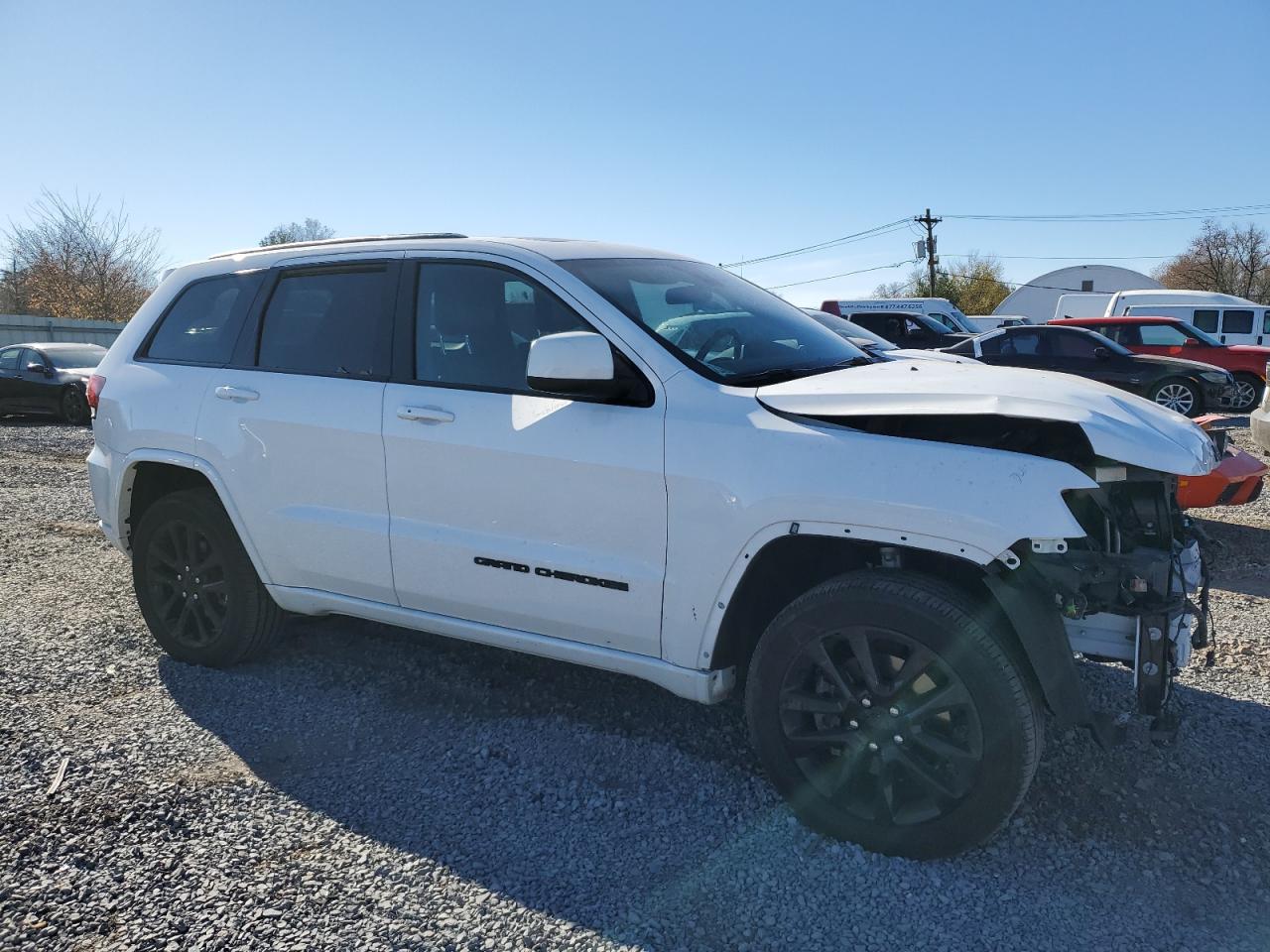 2021 Jeep Grand Cherokee VIN 1C4RJFAG9MC737236 Copart auction photo, front end damage thumbnail 4
