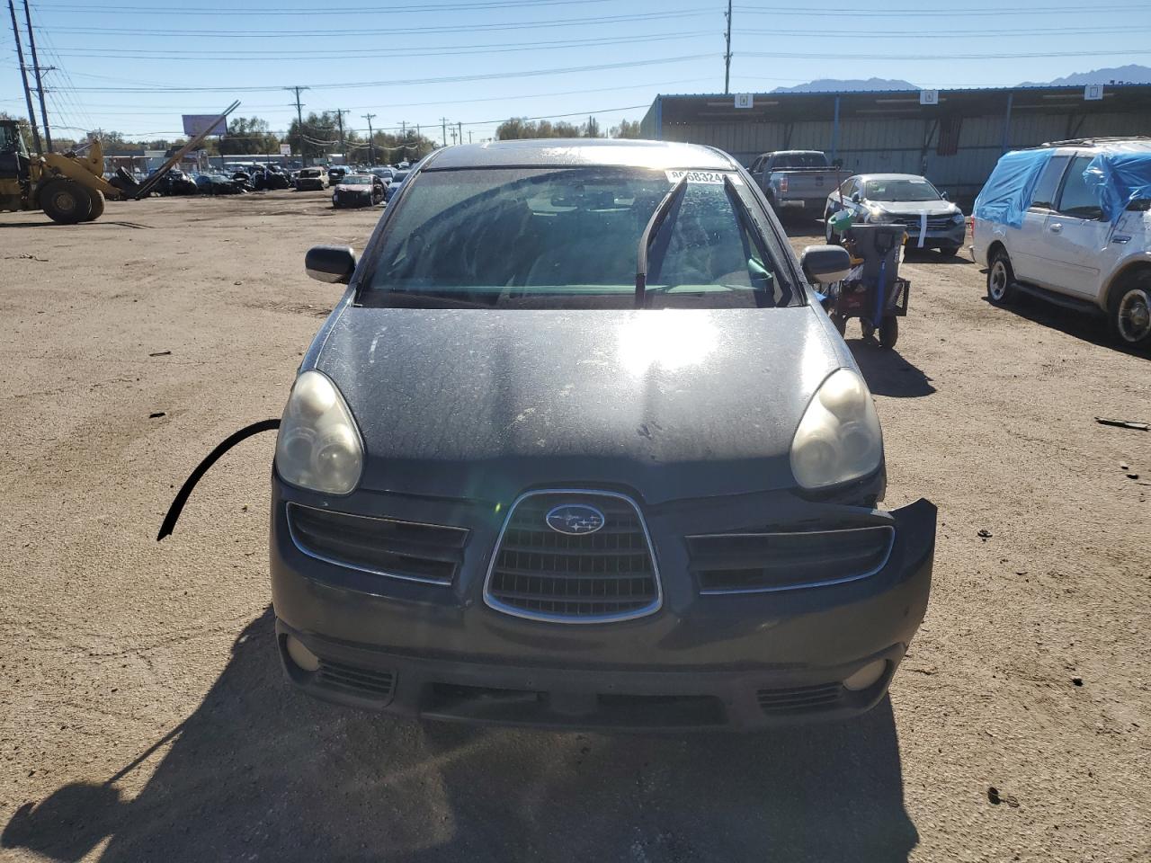 2007 Subaru Tribeca VIN 4S4WX85D674406766 Copart auction photo, front end / top/roof damage thumbnail 5