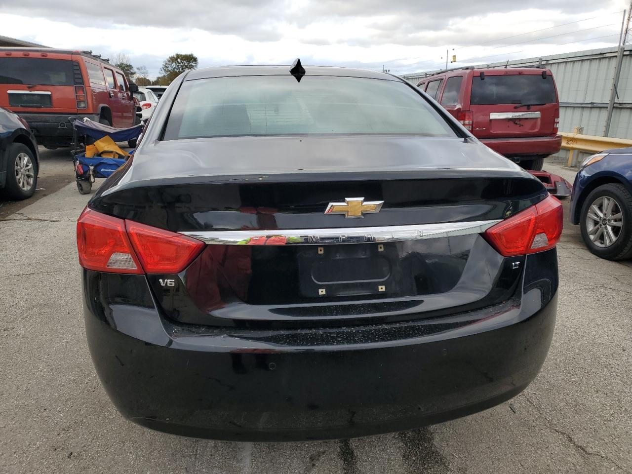 2015 Chevrolet Impala VIN 2G1125S37F9244531 Copart auction photo, side / front end damage thumbnail 6