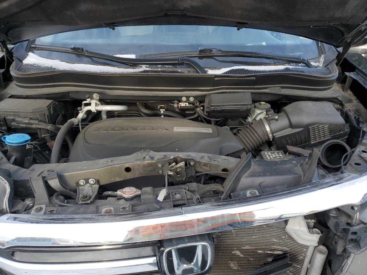 2018 Honda Pilot VIN 5FNYF6H96JB029528 Copart auction photo, front end / side damage thumbnail 12