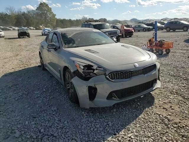 2018 KIA Stinger VIN KNAE55LC3J6016845 Copart auction photo, side / front end damage thumbnail 11