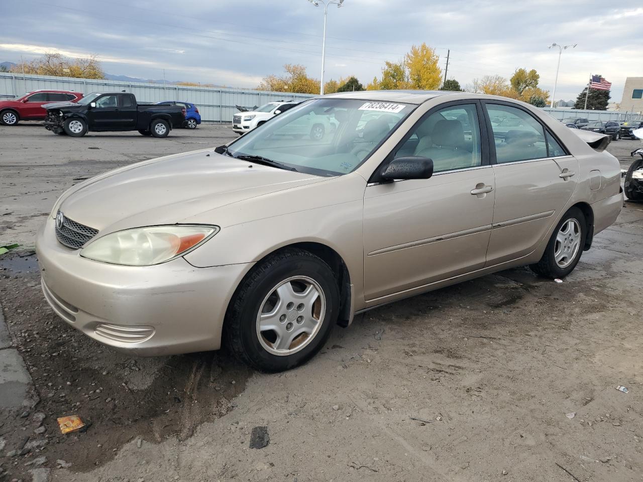 2002 Toyota Camry VIN 4T1BF30KX2U014828