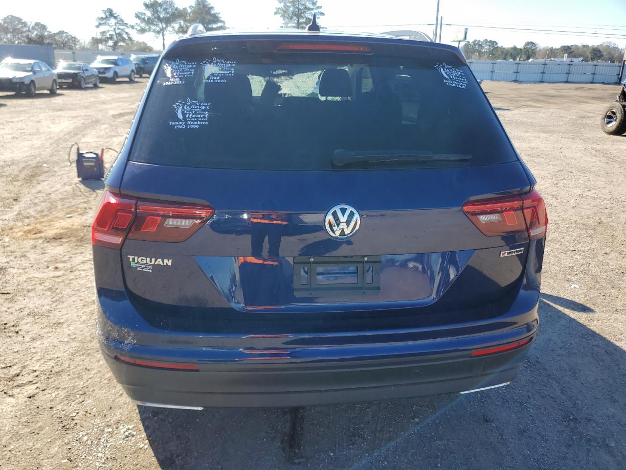 2021 Volkswagen Tiguan VIN 3VV0B7AX4MM021534 Copart auction photo, front end / top/roof damage thumbnail 6
