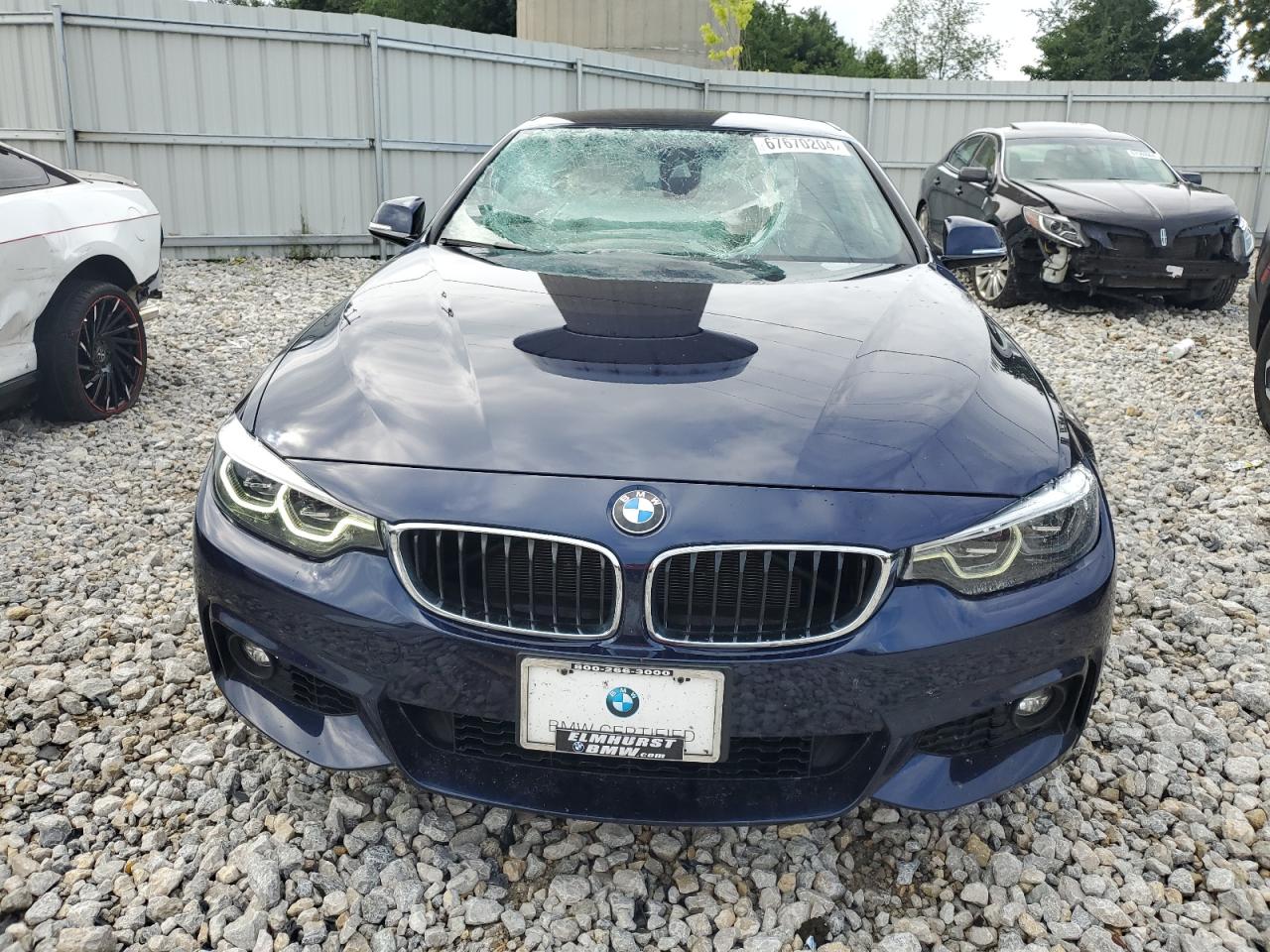 2018 BMW 4er VIN WBA4Z7C50JED47369 Copart auction photo, front end damage thumbnail 5