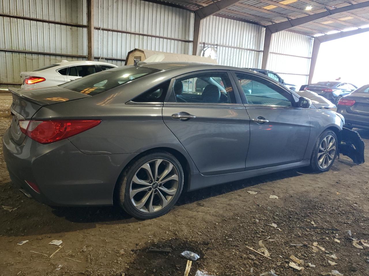 2014 Hyundai Sonata VIN 5NPEC4AC6EH904569 Copart auction photo, front end / minor dent/scratches damage thumbnail 3