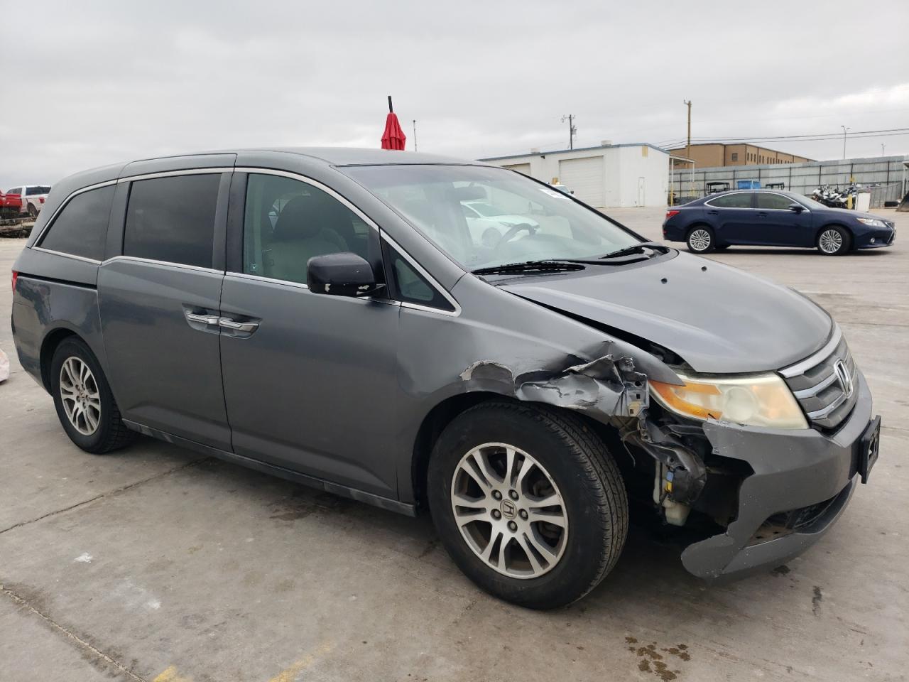 2012 Honda Odyssey VIN 5FNRL5H46CB104176 Copart auction photo, front end damage thumbnail 4