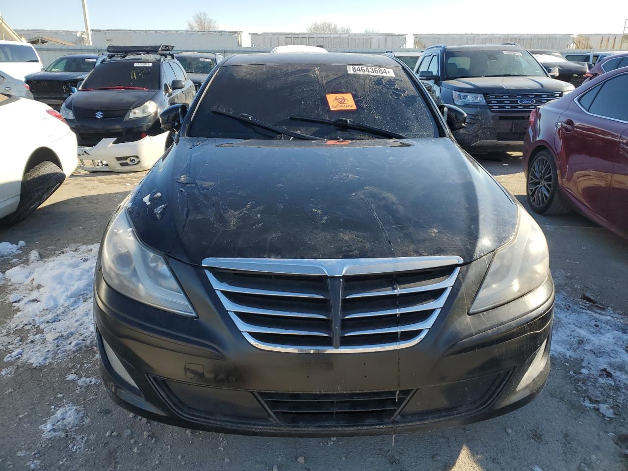 2012 Hyundai Genesis VIN KMHGC4DH8CU187154 Copart auction photo, mechanical damage thumbnail 5