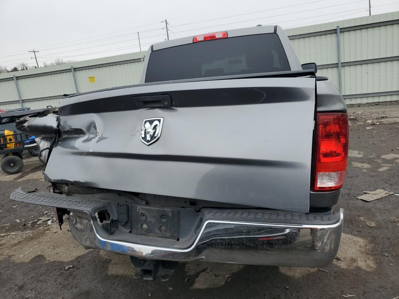 2011 Dodge RAM VIN 1D7RB1CPXBS550612 Copart auction photo, rear end / side damage thumbnail 6