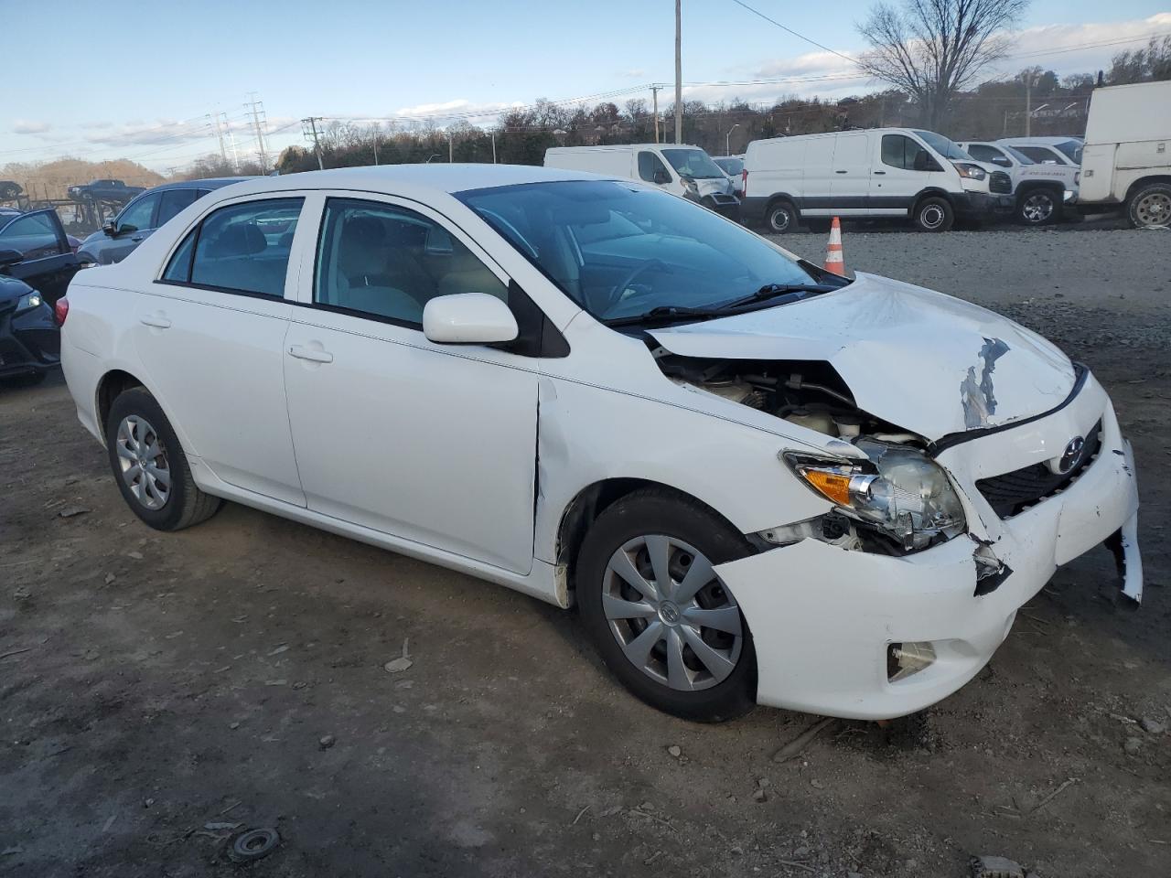 2010 Toyota Corolla VIN 2T1BU4EE3AC359195 Copart auction photo, front end damage thumbnail 4