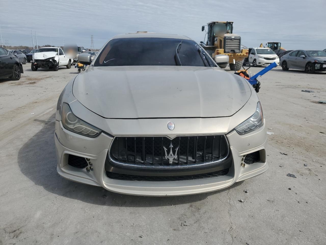 2014 Maserati Ghibli VIN ZAM57RTA0E1090452 Copart auction photo, water/flood damage thumbnail 5