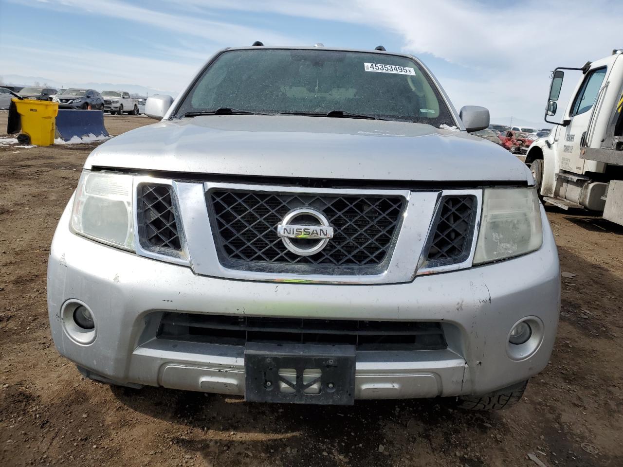 2008 Nissan Pathfinder VIN 5N1AR18B58C641382 Copart auction photo, rear end / side damage thumbnail 5