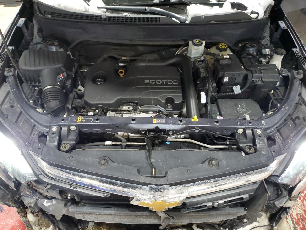 2018 Chevrolet Equinox VIN 3GNAXVEV1JL124887 Copart auction photo, front end / mechanical damage thumbnail 13