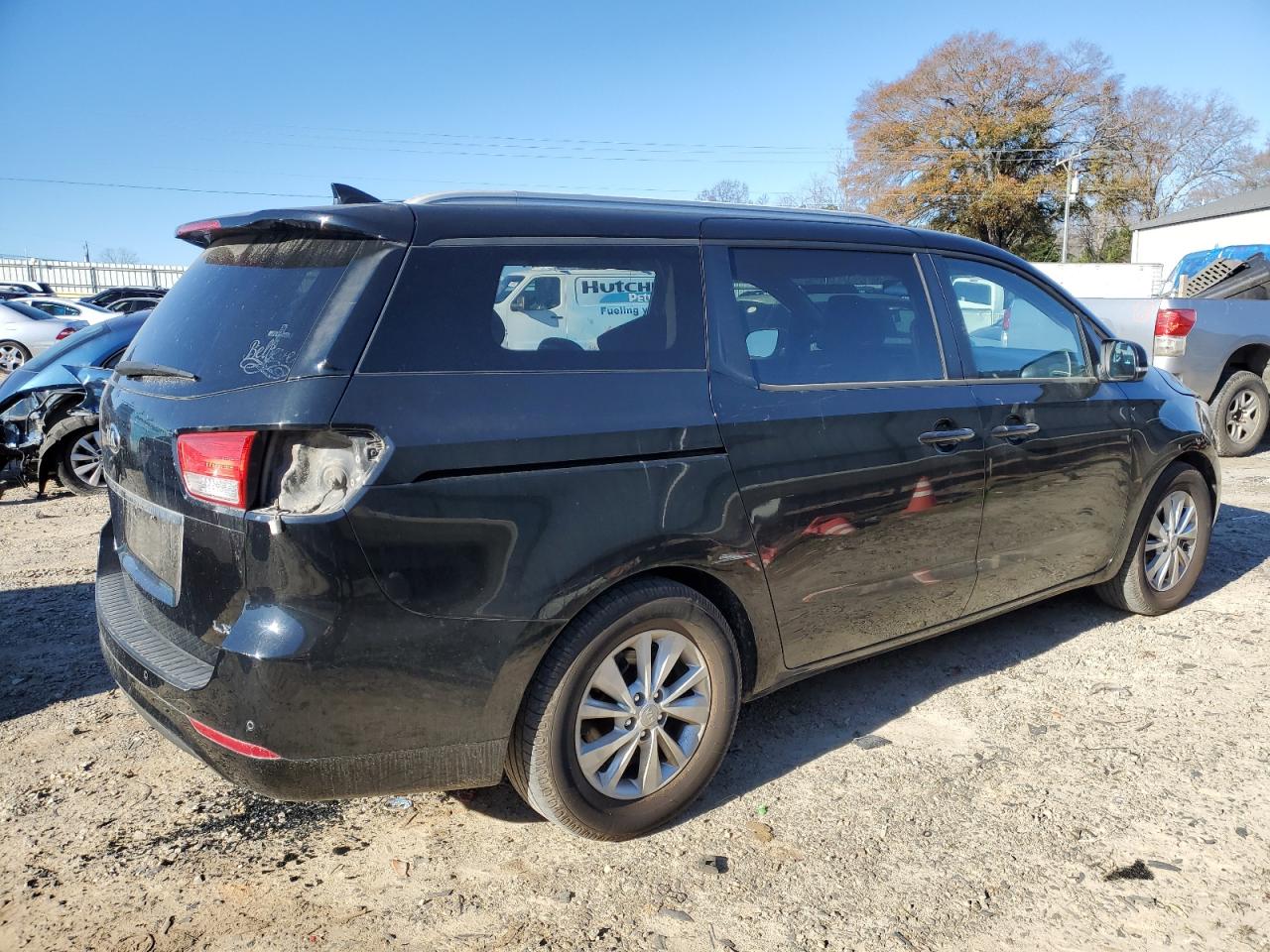 2016 KIA Sedona VIN KNDMB5C18G6091572 Copart auction photo, side damage thumbnail 3