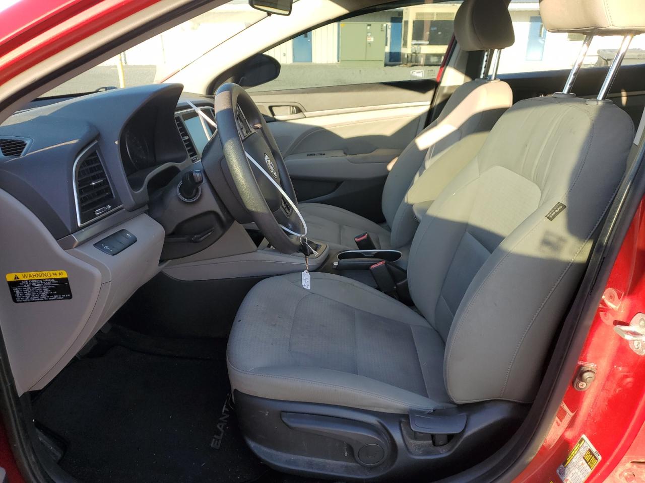 2017 Hyundai Elantra VIN KMHD84LFXHU172554 Copart auction photo, rear end damage thumbnail 7