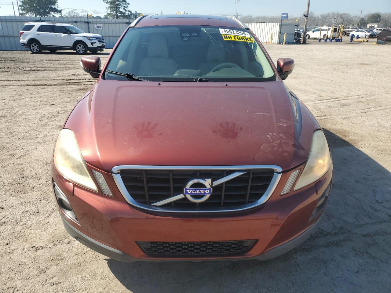 2010 Volvo XC60 VIN YV4992DZ5A2026890 Copart auction photo, top/roof damage thumbnail 5