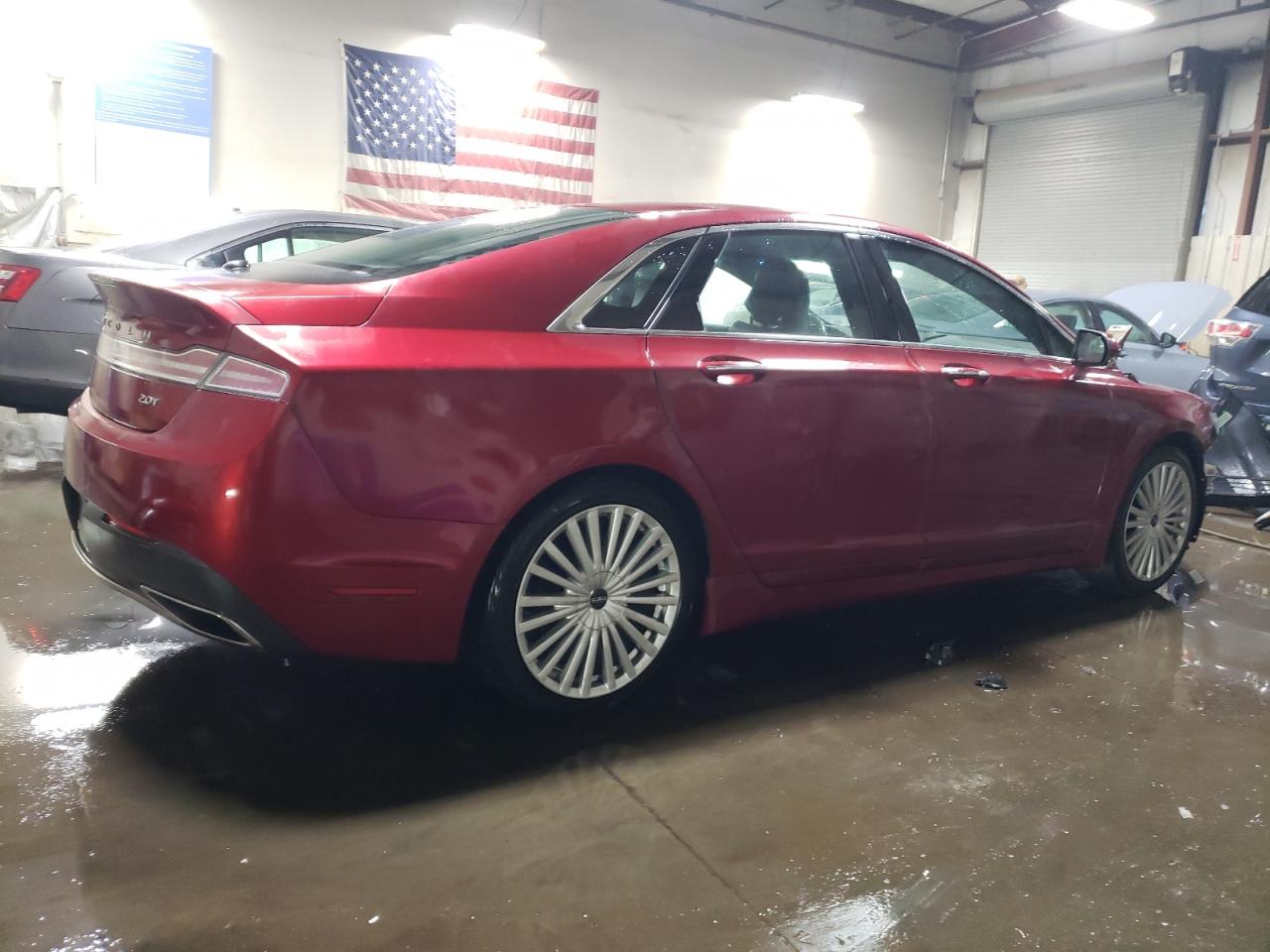 2017 Lincoln MKZ VIN 3LN6L5E91HR606324 Copart auction photo, front end damage thumbnail 3