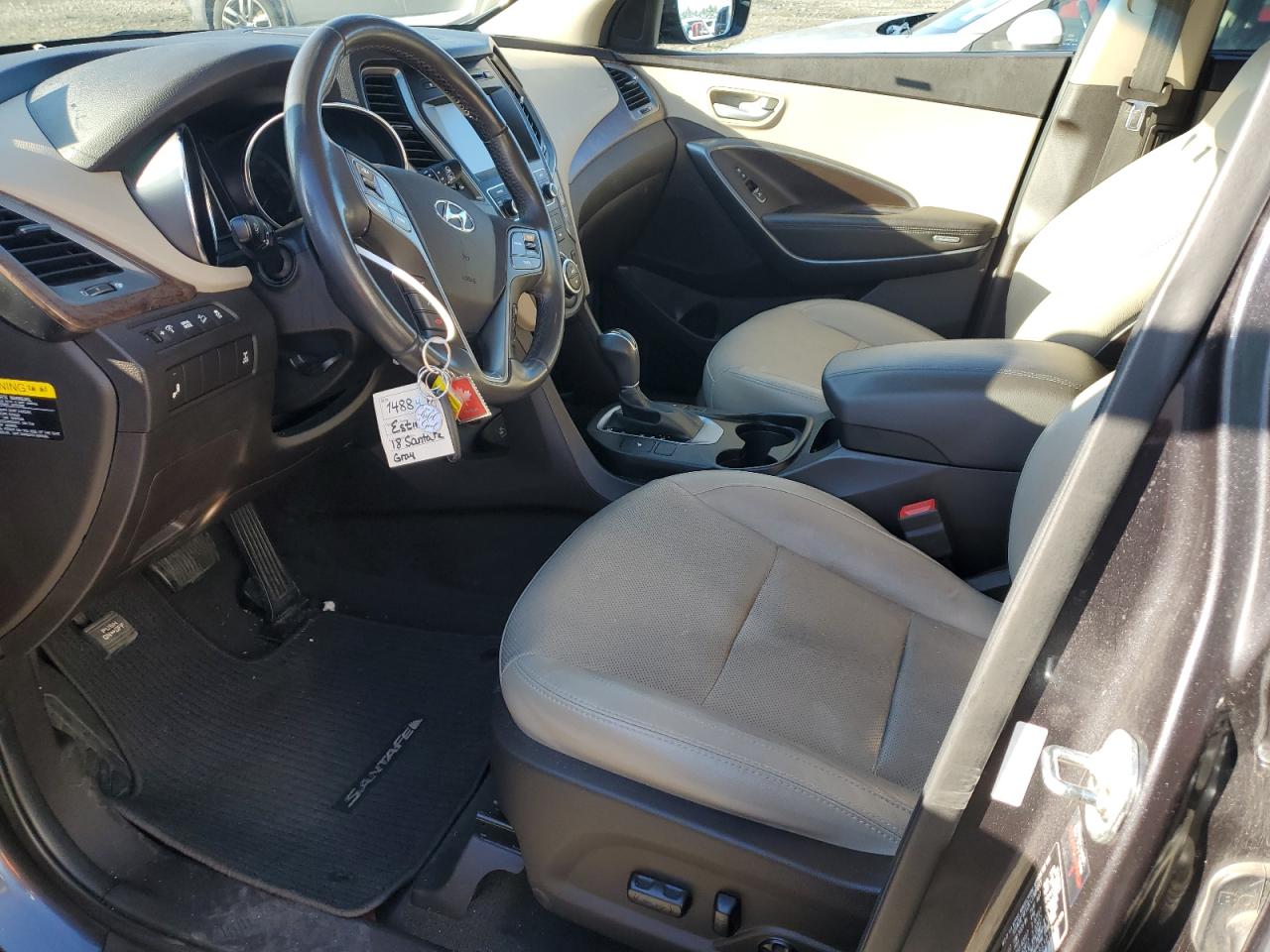 2018 Hyundai Santa Fe VIN 5XYZUDLB4JG505017 Copart auction photo, side / minor dent/scratches damage thumbnail 7