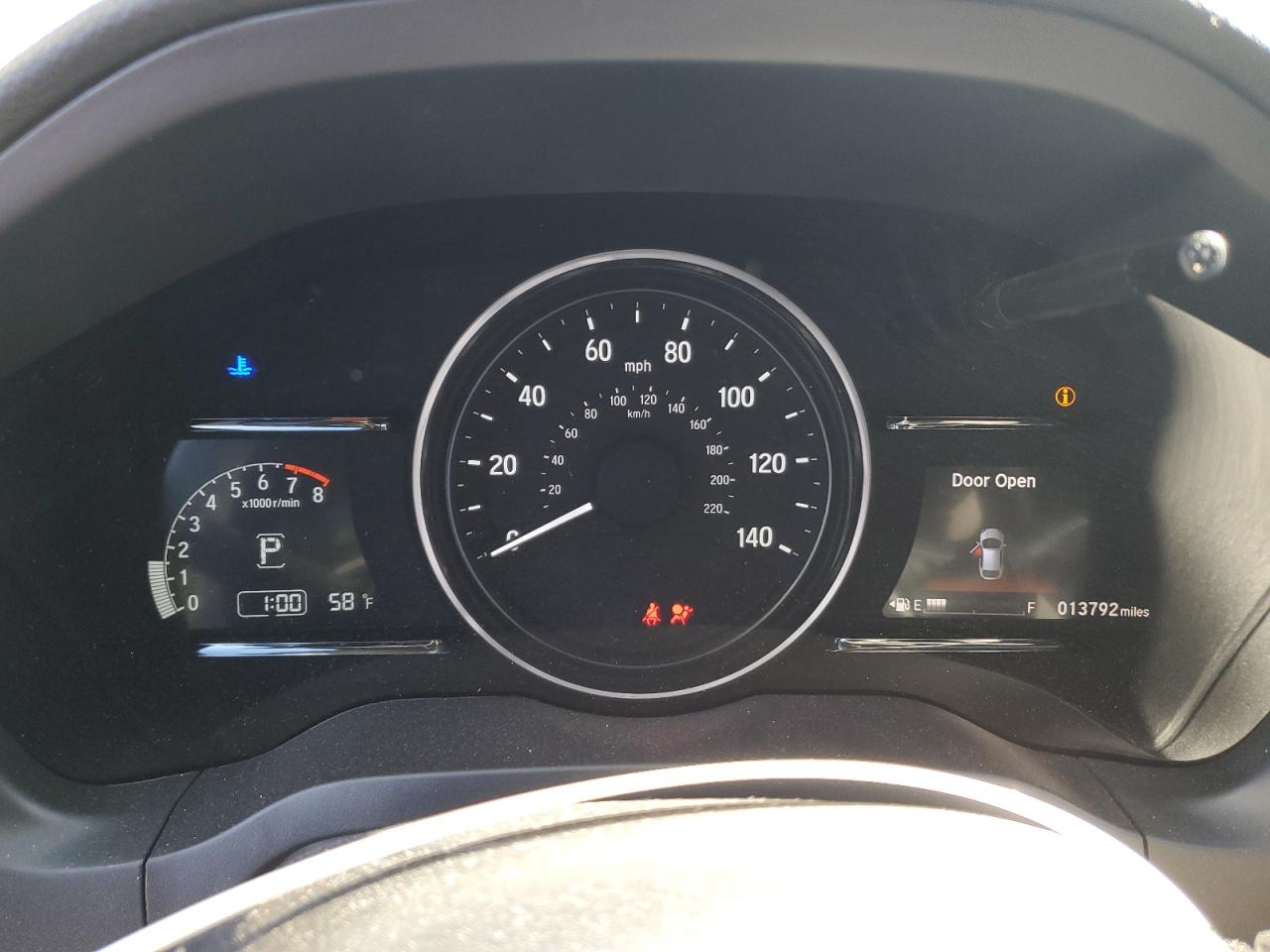 2022 Honda HR-V VIN 3CZRU6H74NM712977 Copart auction photo, front end damage thumbnail 9