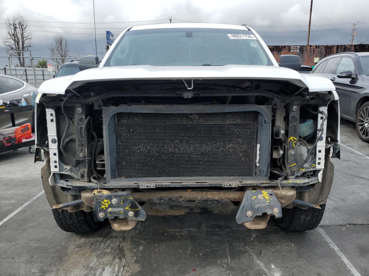 2014 GMC Sierra VIN 1GTV2TEH8EZ101208 Copart auction photo, front end damage thumbnail 5