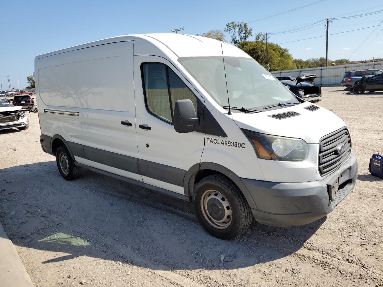 2016 Ford Transit VIN 1FTYR2CM5GKB40210 Copart auction photo, front end / rear end damage thumbnail 4