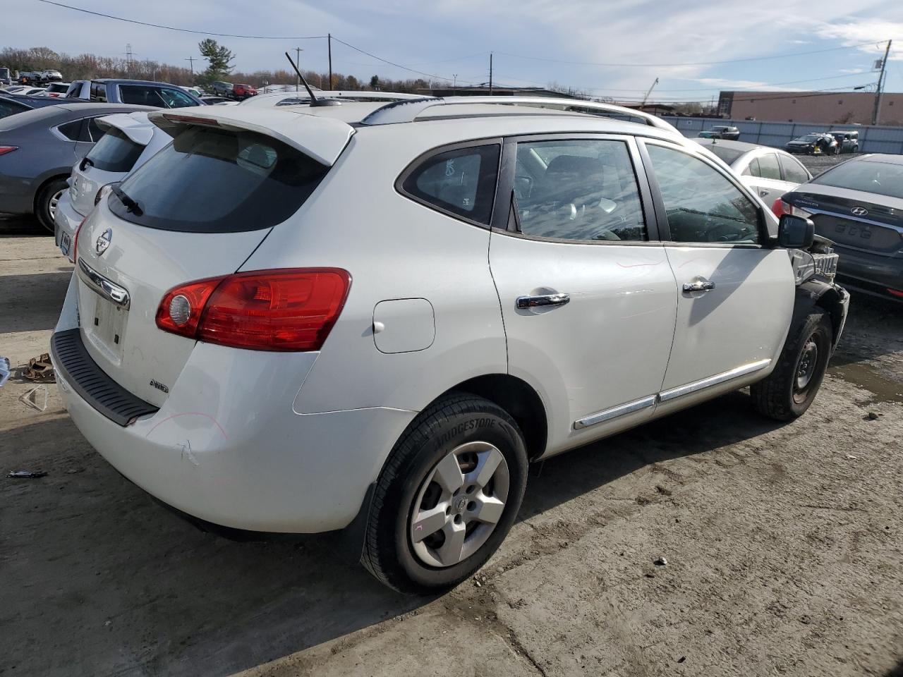 2014 Nissan Rogue VIN JN8AS5MV7EW708398 Copart auction photo, front end damage thumbnail 3