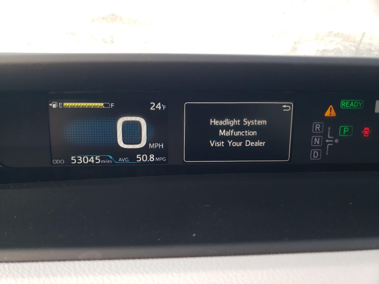 2018 Toyota Prius VIN JTDKARFU5J3554493 Copart auction photo, front end damage thumbnail 9