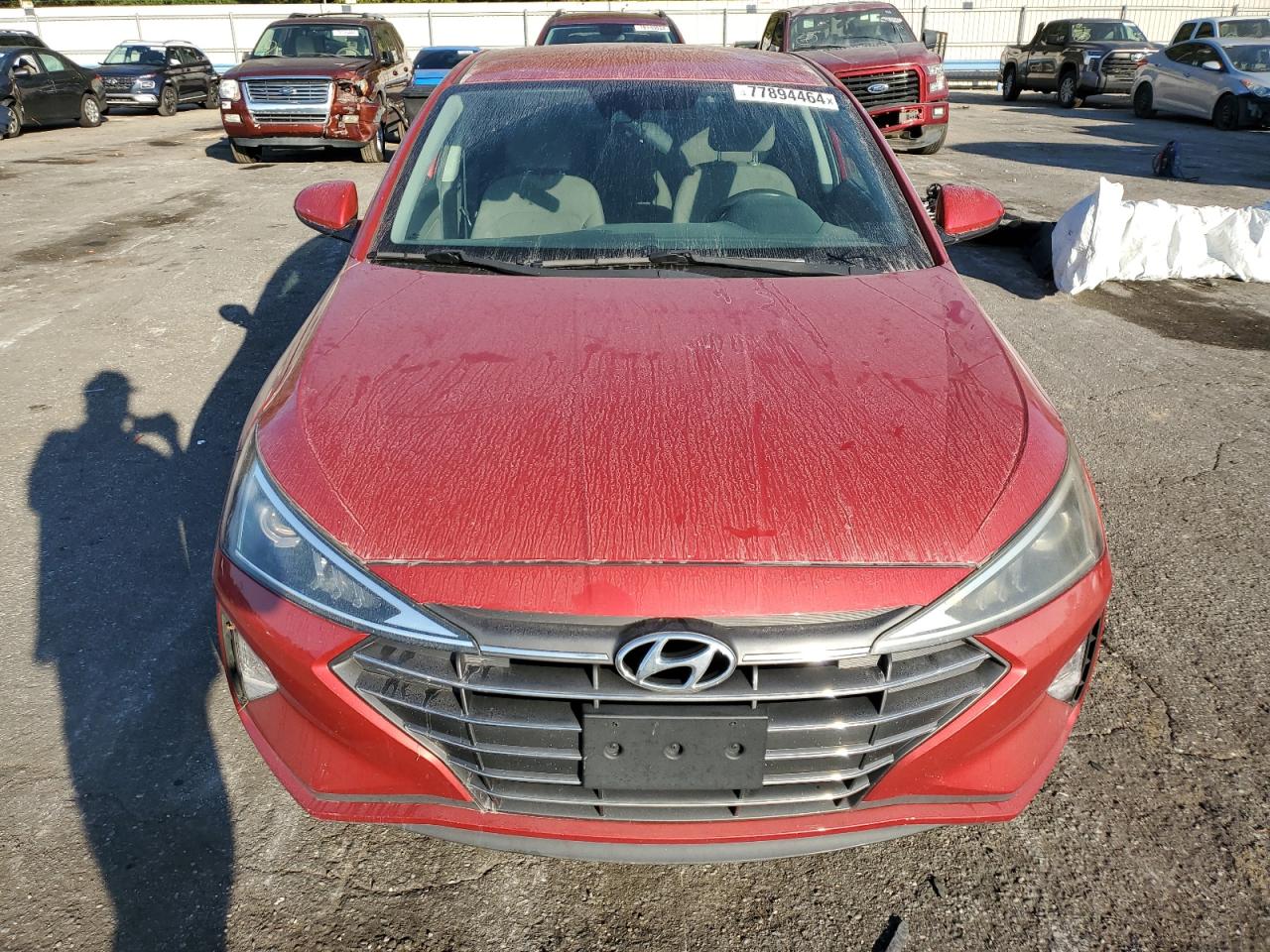 2020 Hyundai Elantra VIN 5NPD84LF3LH552892 Copart auction photo, rear end damage thumbnail 5