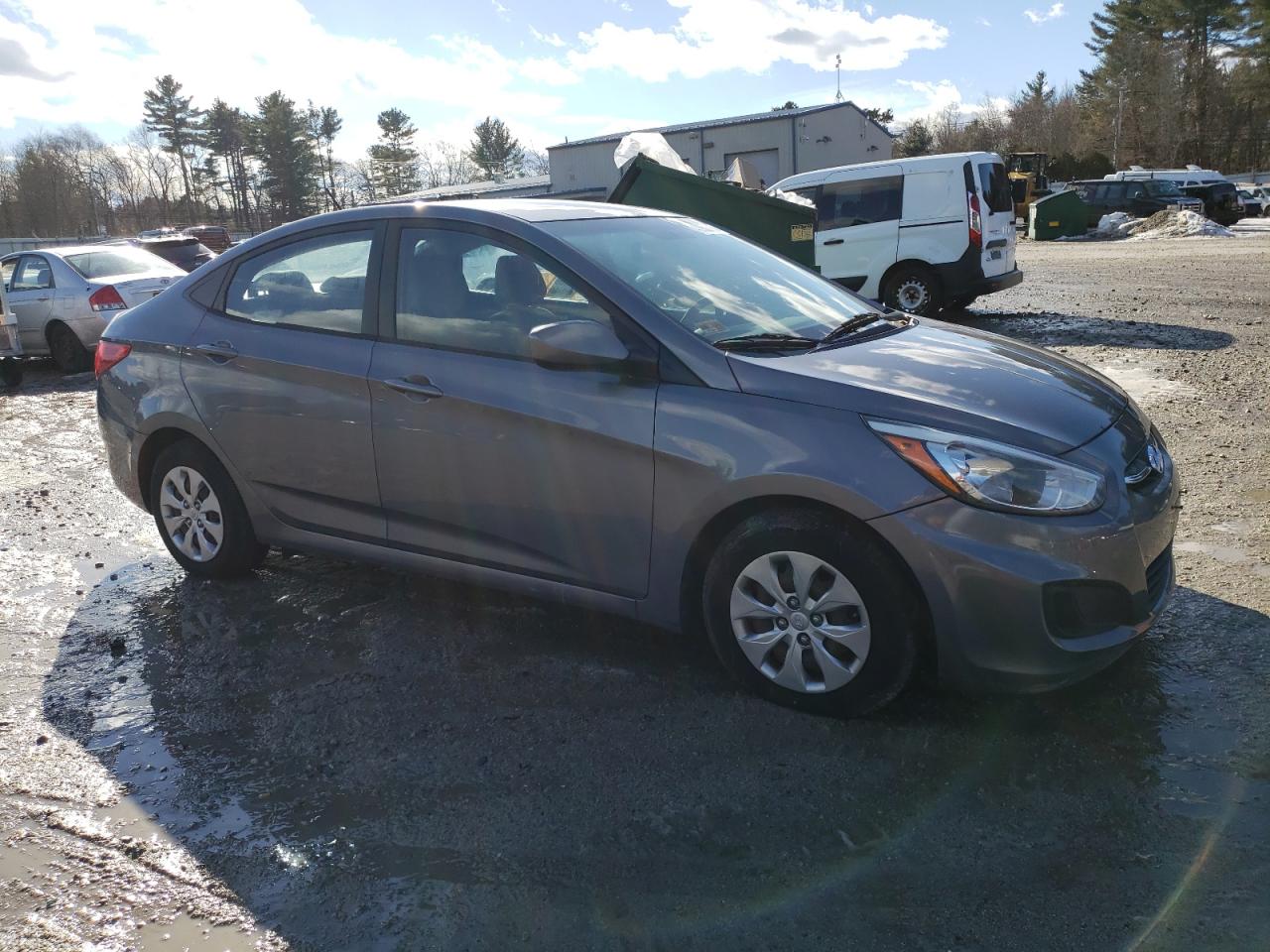2015 Hyundai Accent VIN KMHCT4AE2FU897955 Copart auction photo, mechanical / minor dent/scratches damage thumbnail 4