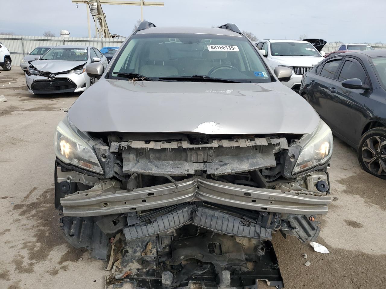 2015 Subaru Outback VIN 4S4BSBFC0F3296558 Copart auction photo, front end / rear end damage thumbnail 5