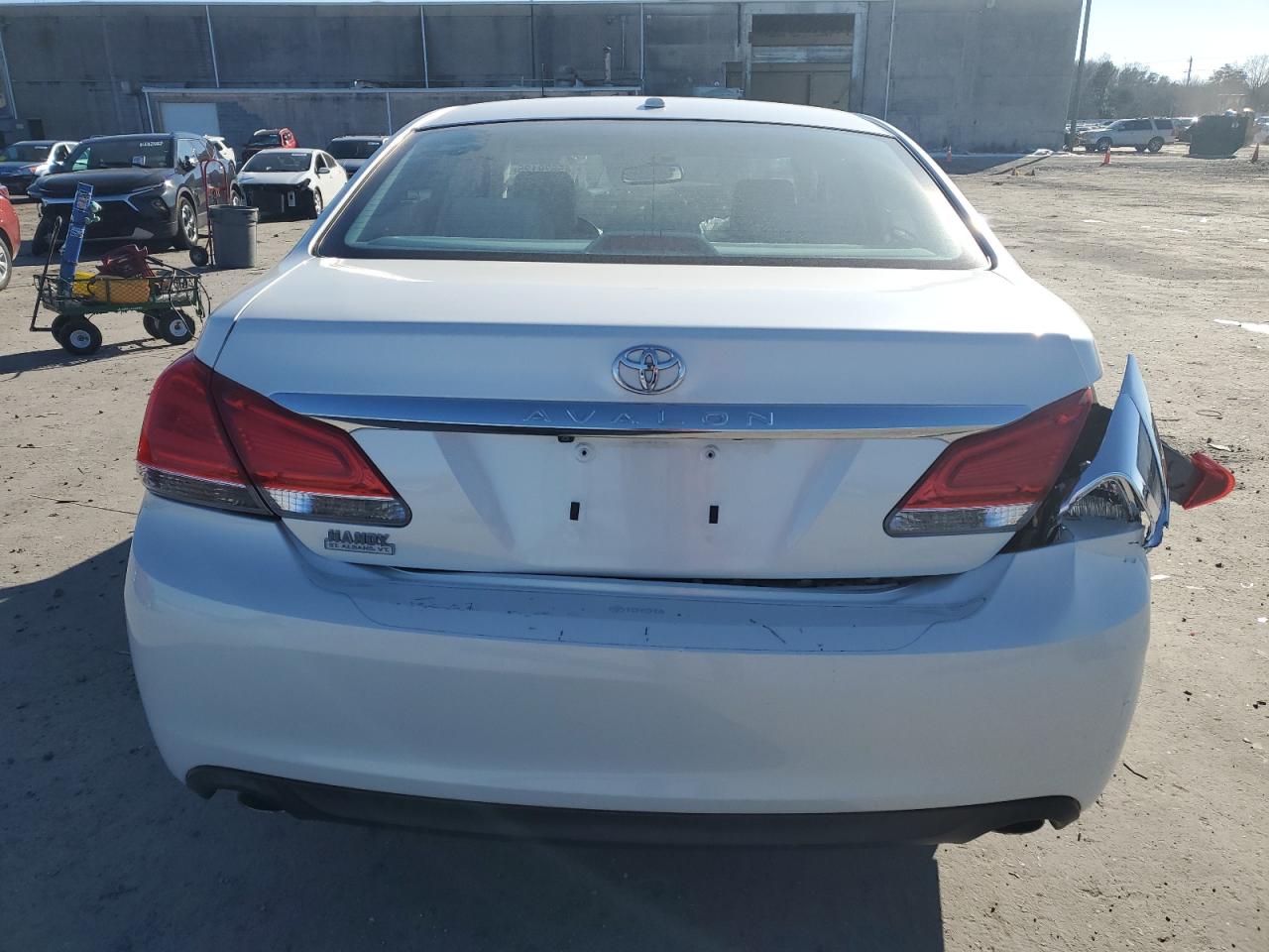 2012 Toyota Avalon VIN 4T1BK3DB8CU459141 Copart auction photo, front end / rear end damage thumbnail 6
