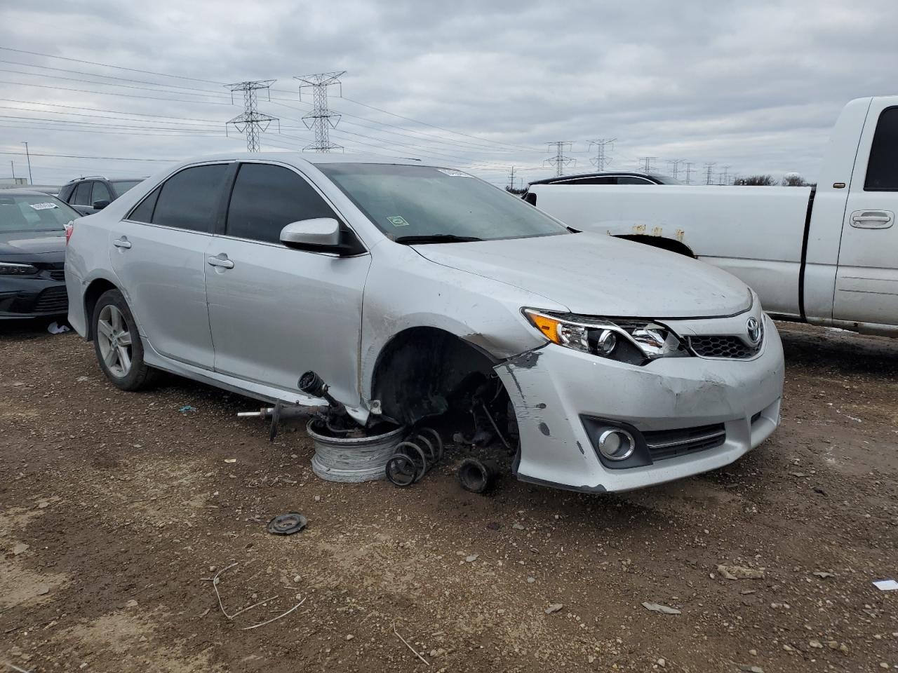 2014 Toyota Camry VIN 4T1BF1FK5EU746915 Copart auction photo, front end damage thumbnail 4