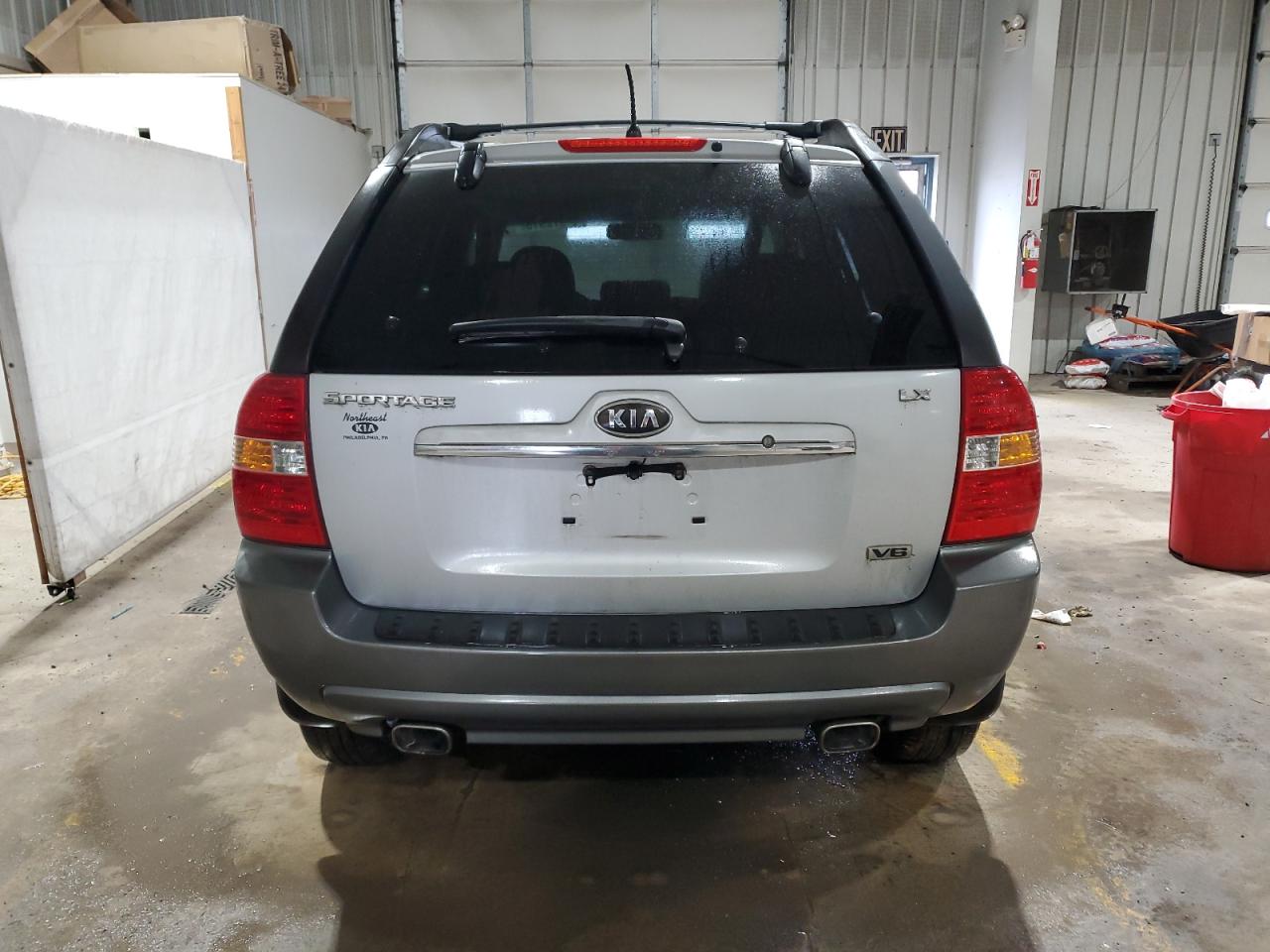 2007 KIA Sportage VIN KNDJE723077402396 Copart auction photo, front end damage thumbnail 6