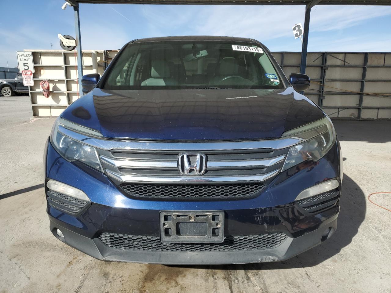 2016 Honda Pilot VIN 5FNYF6H51GB051992 Copart auction photo, side damage thumbnail 5