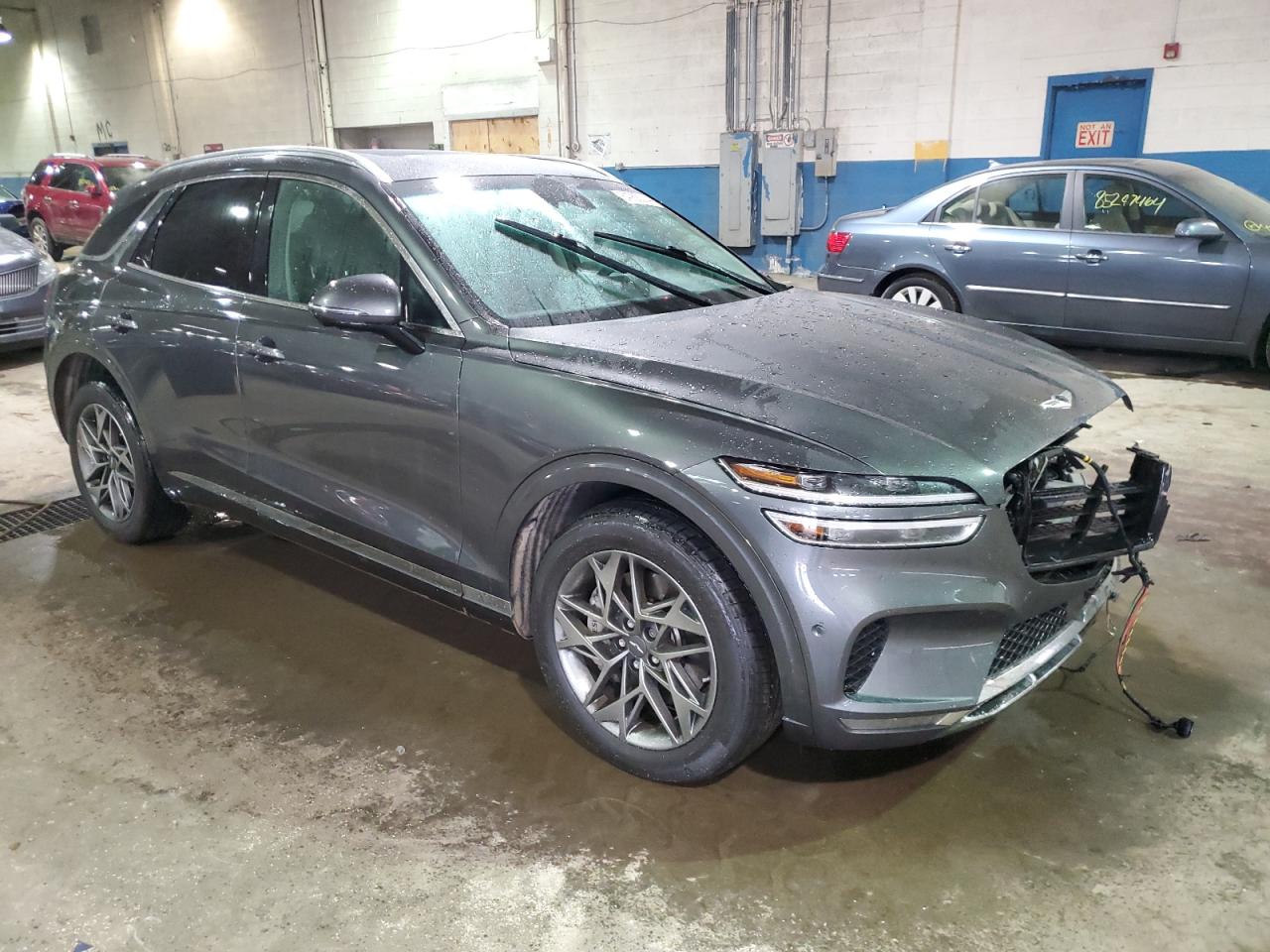 2023 Genesis Gv70 VIN KMUMADTB5PU110917 Copart auction photo, front end / side damage thumbnail 4