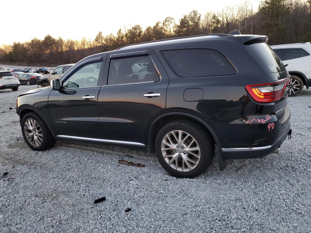 2015 Dodge Durango VIN 1C4RDHEG5FC194452 Copart auction photo, front end damage thumbnail 2
