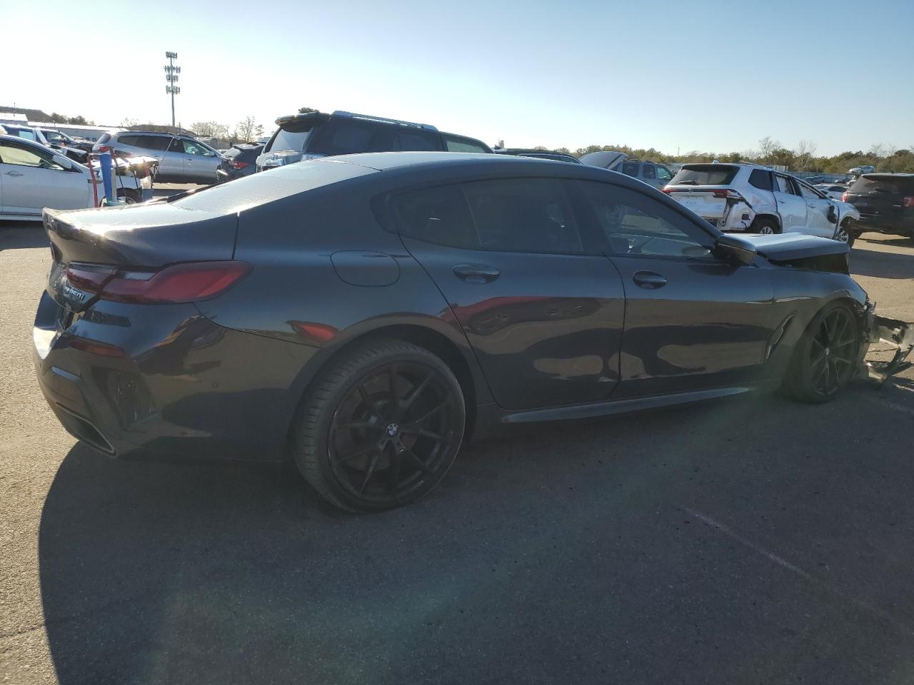 2020 BMW M8 VIN WBAGV8C00LCD64822 Copart auction photo, front end / side damage thumbnail 3