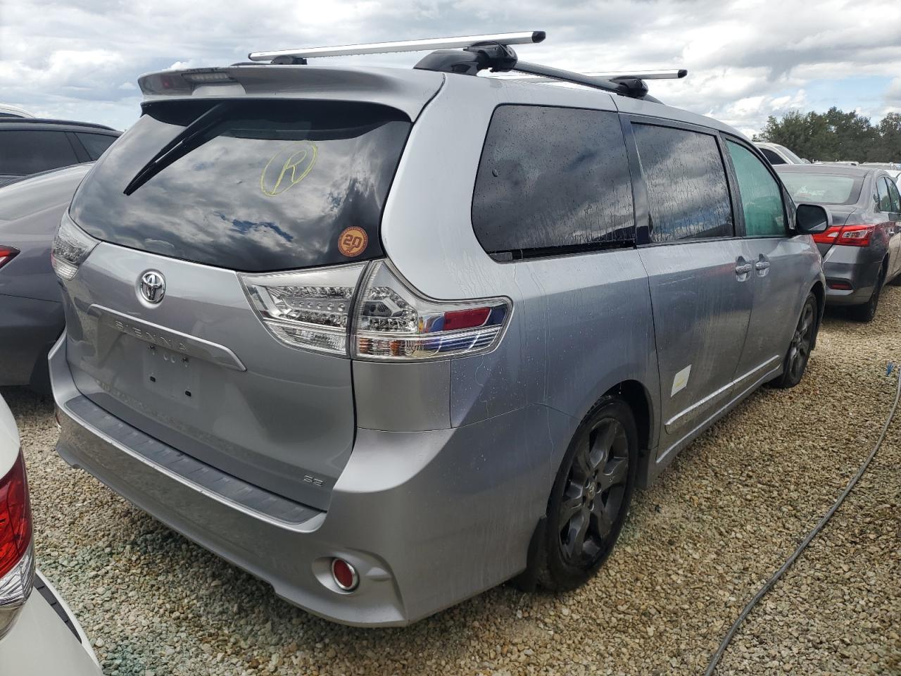 2016 Toyota Sienna VIN 5TDXK3DC6GS725883 Copart auction photo, water/flood / front end damage thumbnail 3