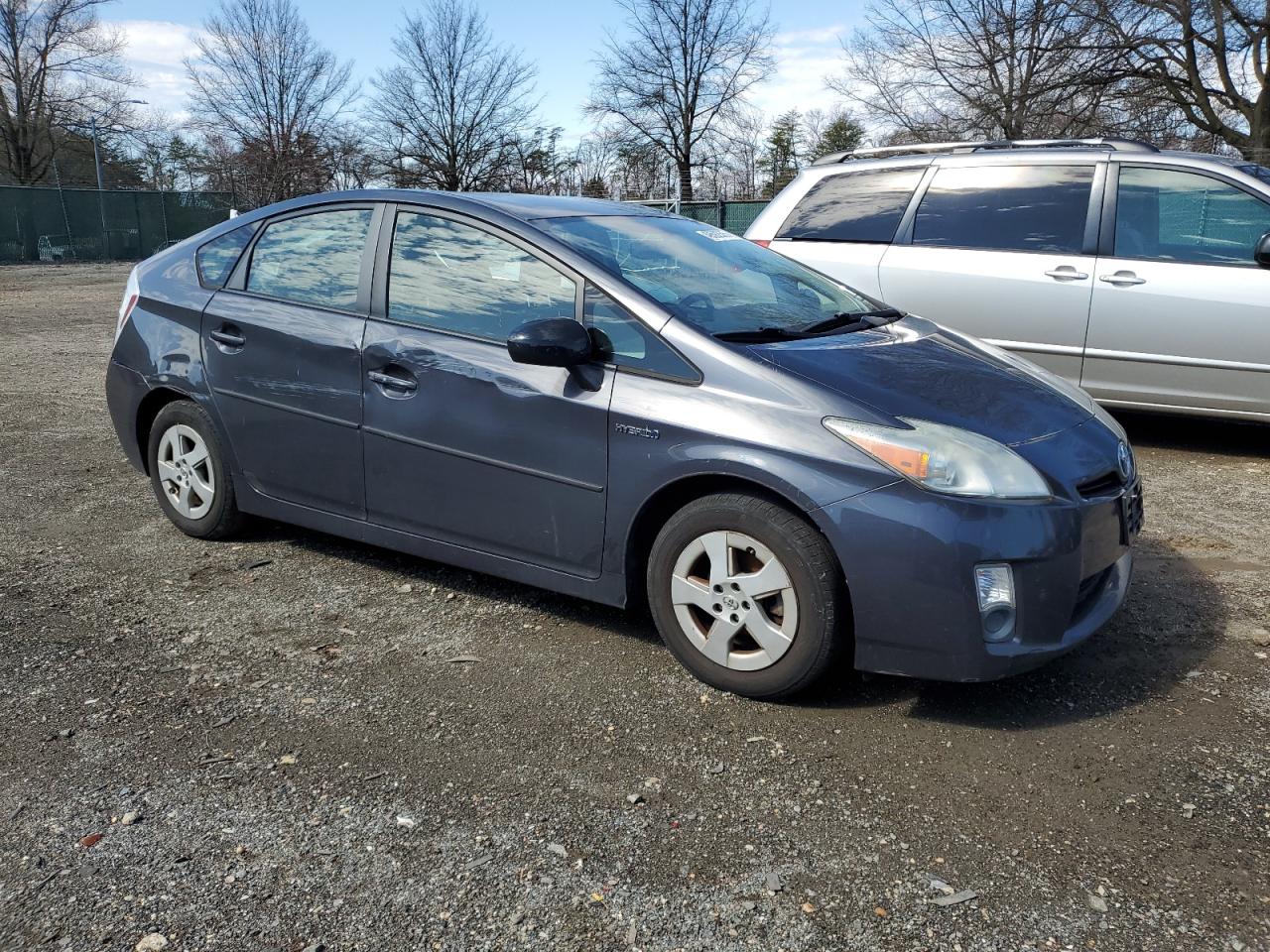 2011 Toyota Prius VIN JTDKN3DU0B1434490 Copart auction photo, side / rear end damage thumbnail 4