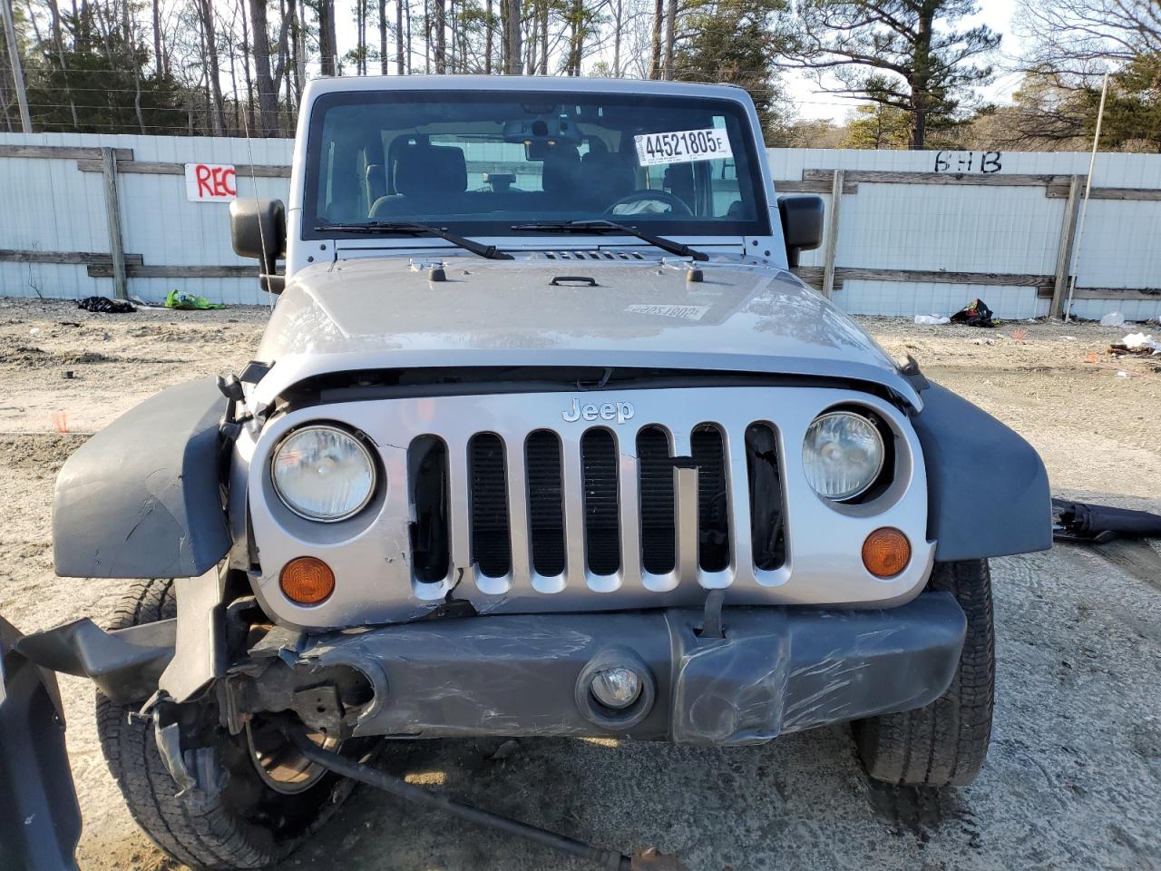 2013 Jeep Wrangler VIN 1C4AJWAG5DL623926 Copart auction photo, front end damage thumbnail 5