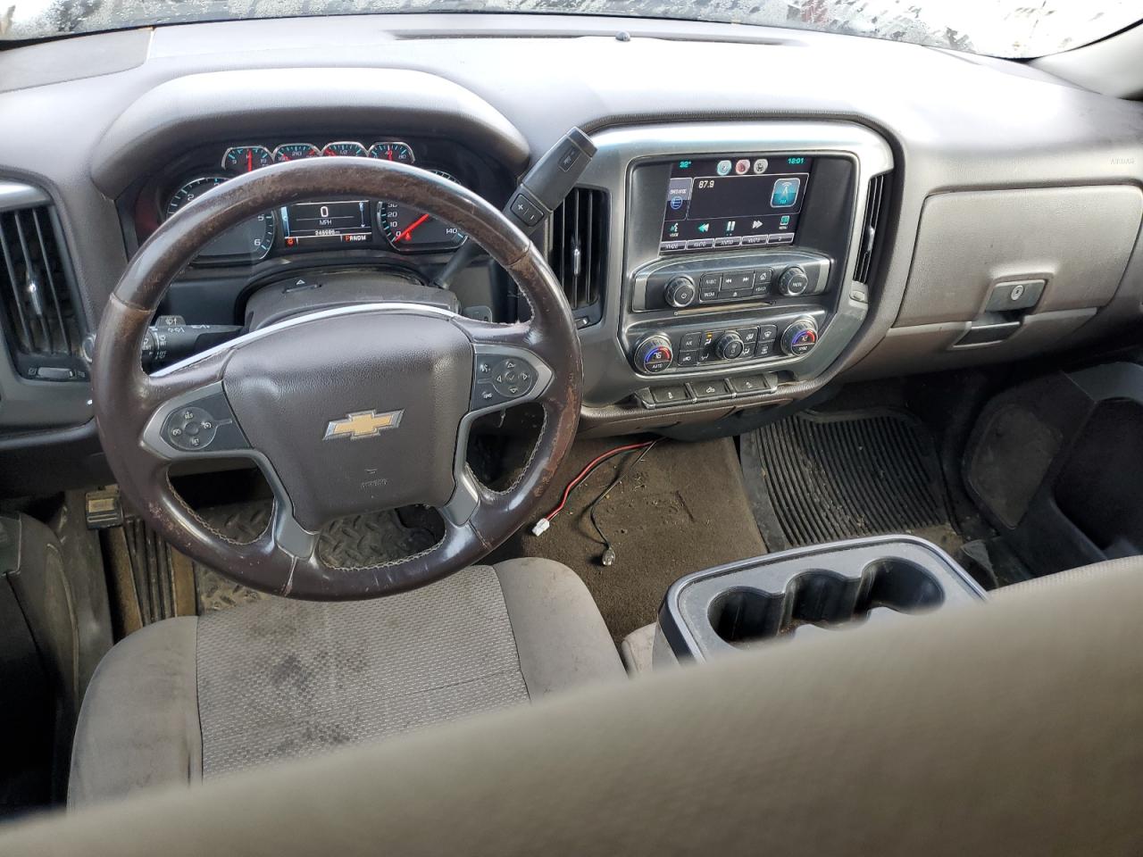 2014 Chevrolet Silverado VIN 3GCUKREC3EG415741 Copart auction photo, side damage thumbnail 8