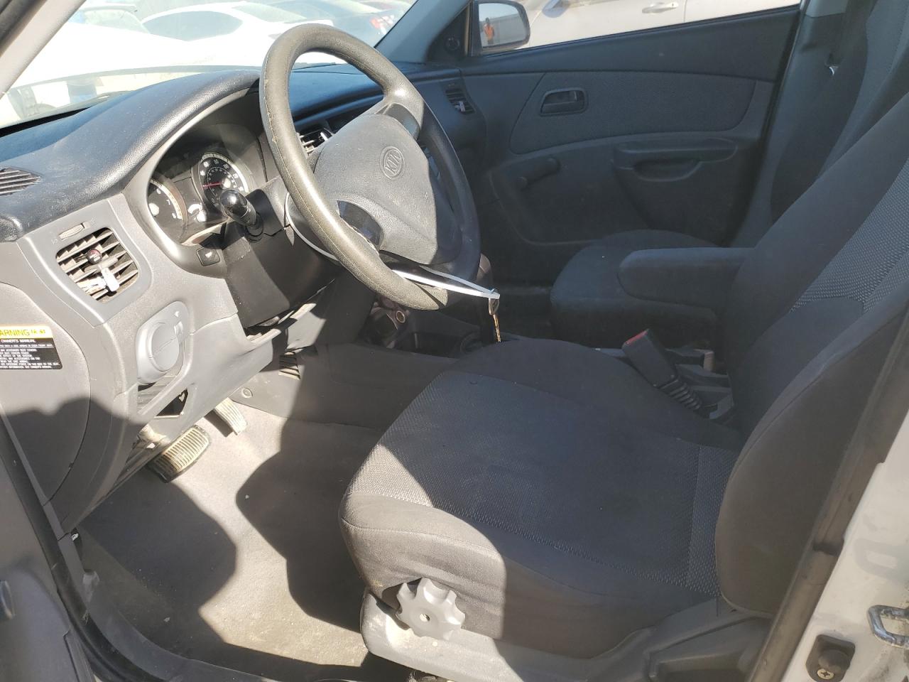2009 KIA Rio VIN KNADE223296496058 Copart auction photo, front end damage thumbnail 7