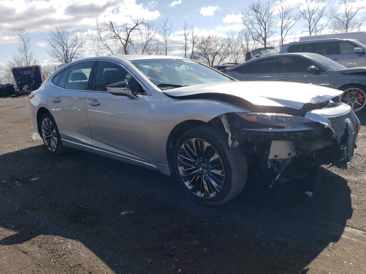 2019 Lexus LS VIN JTHC51FF1K5007446 Copart auction photo, front end damage thumbnail 4