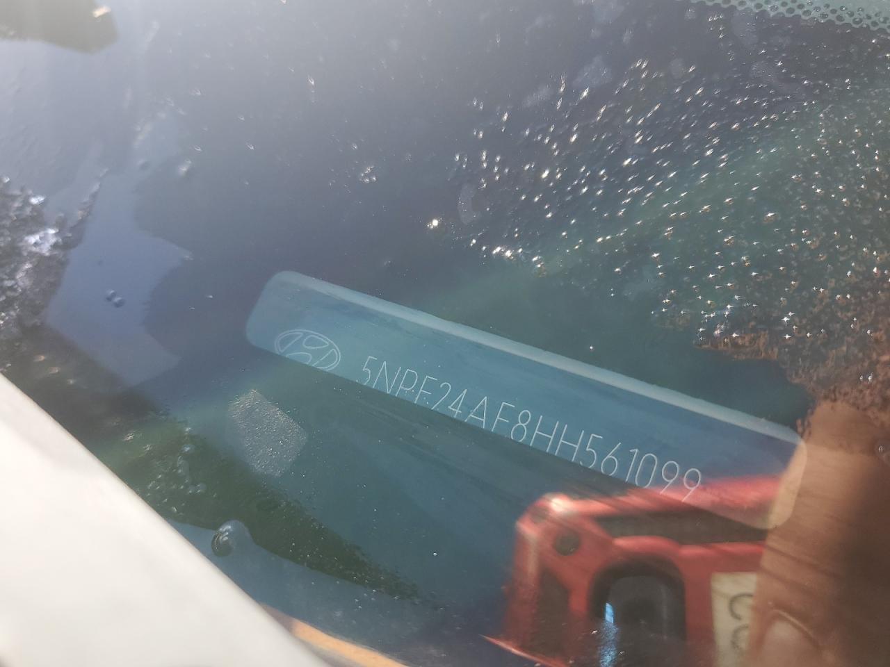2017 Hyundai Sonata VIN 5NPE24AF8HH561099 Copart auction photo, side / front end damage thumbnail 12