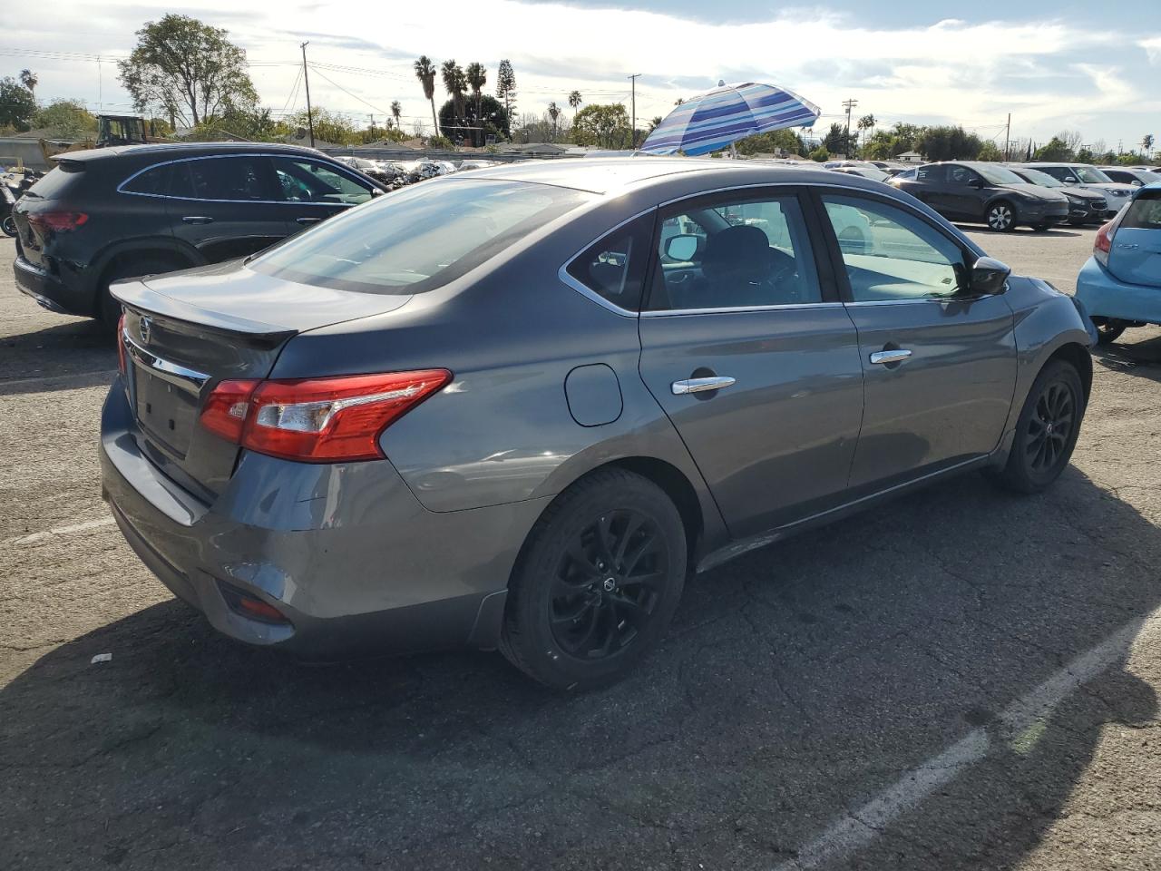 2018 Nissan Sentra VIN 3N1AB7AP9JY312640 Copart auction photo, front end damage thumbnail 3
