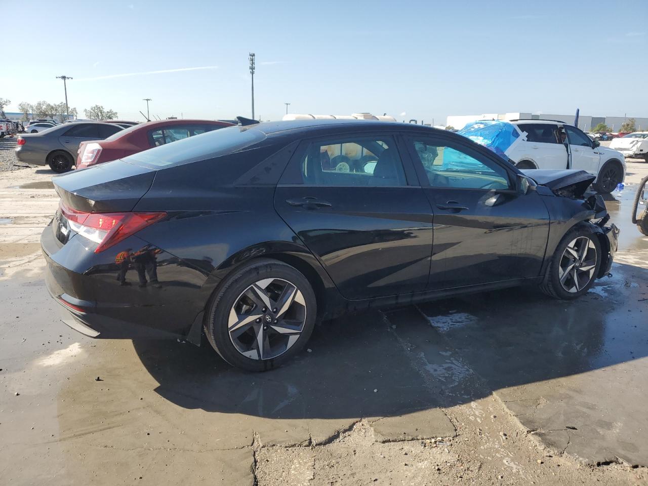 2023 Hyundai Elantra VIN 5NPLS4AG4PH098389 Copart auction photo, front end damage thumbnail 3