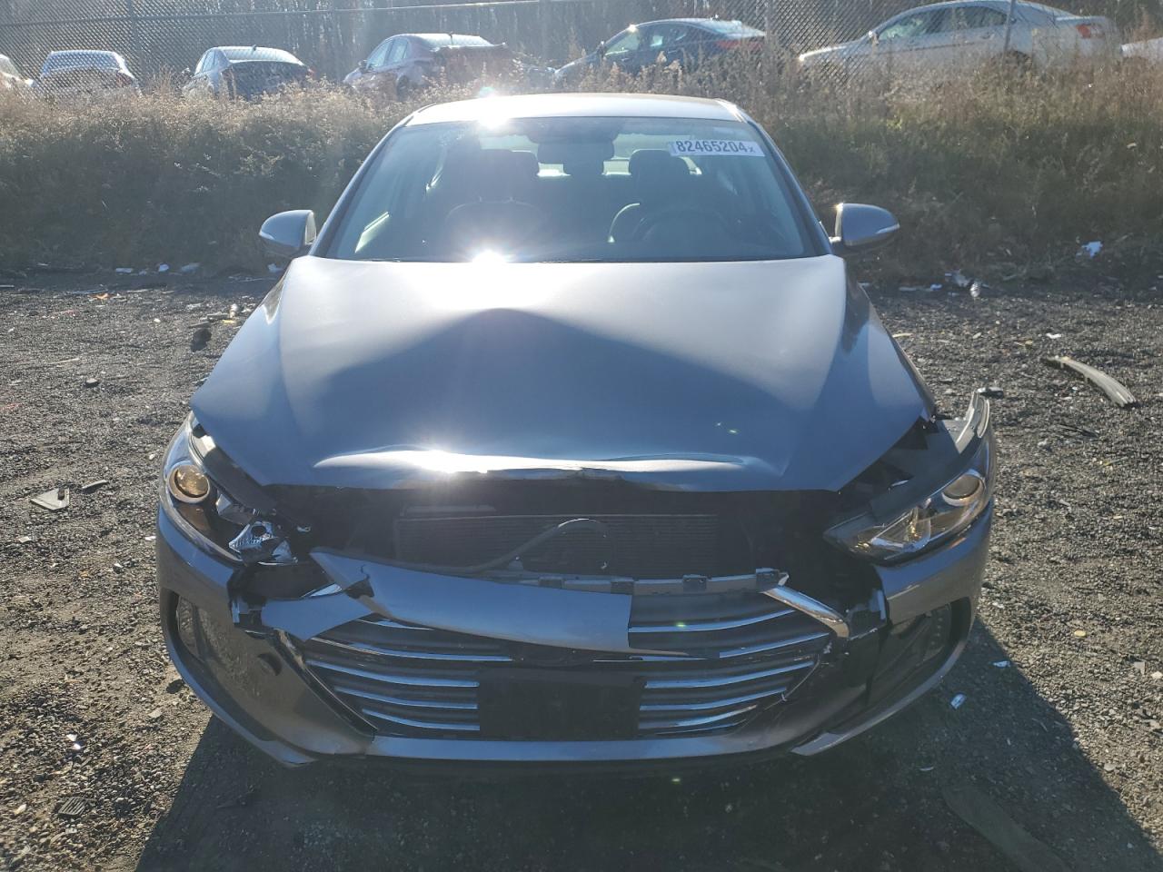 2017 Hyundai Elantra VIN KMHD84LF6HU182921 Copart auction photo, front end / minor dent/scratches damage thumbnail 5
