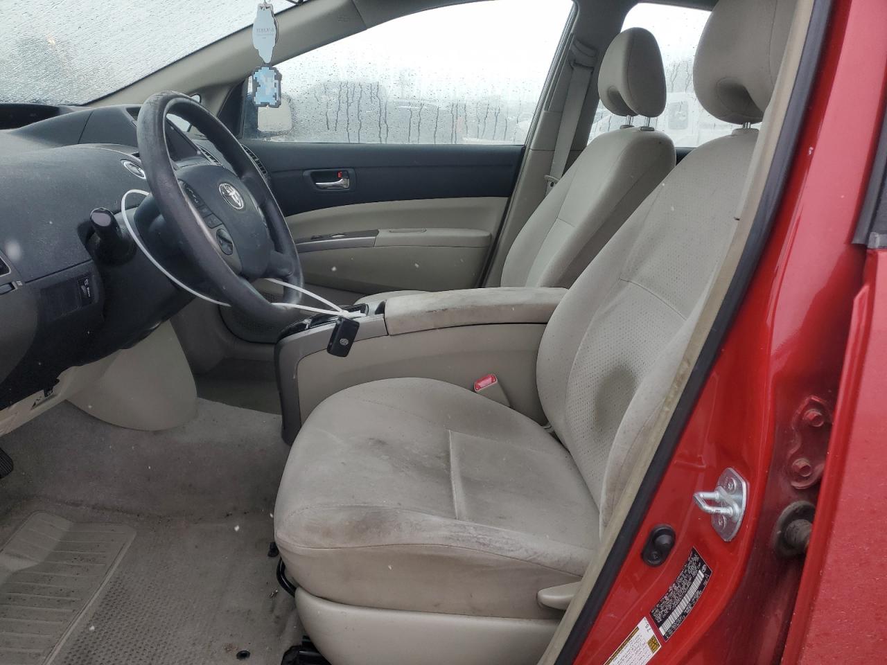 2007 Toyota Prius VIN JTDKB20U777655890 Copart auction photo, front end / mechanical damage thumbnail 7