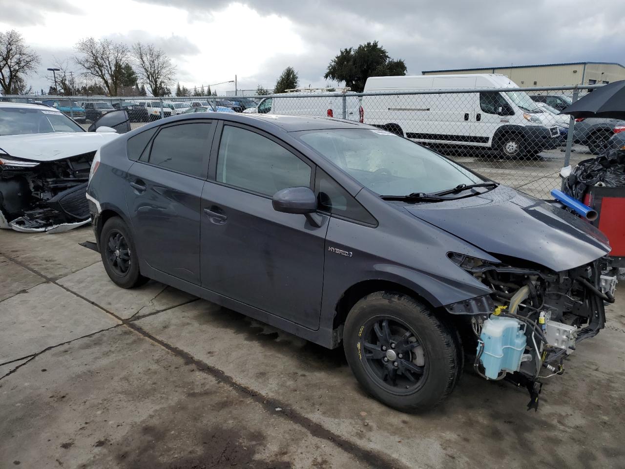 2013 Toyota Prius VIN JTDKN3DU9D1686256 Copart auction photo, front end / rear end damage thumbnail 4