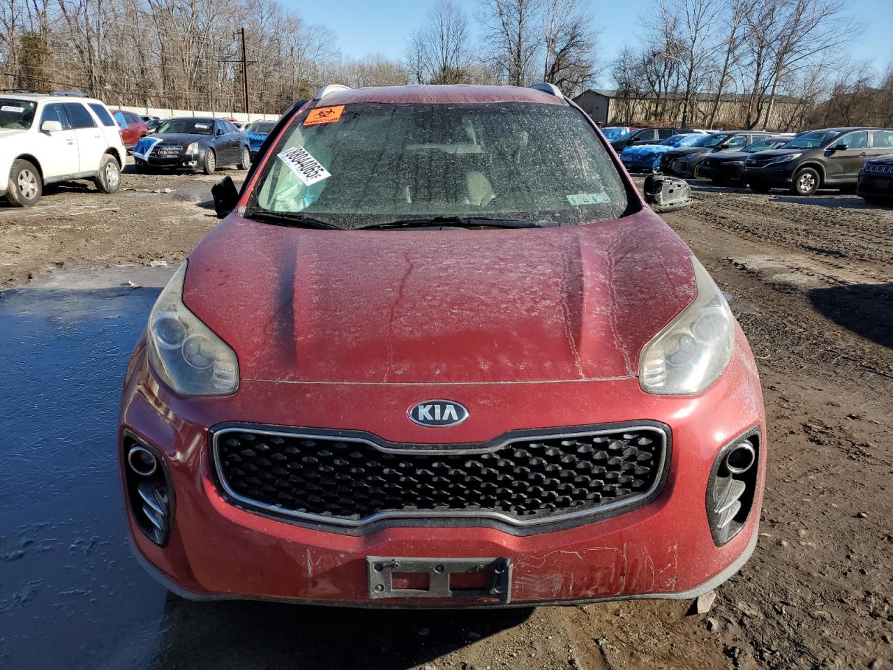 2017 KIA Sportage VIN KNDPMCAC7H7209235 Copart auction photo, side / front end damage thumbnail 5